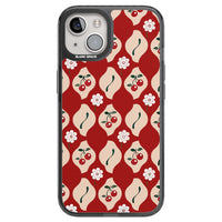 Vintage Cherry Diamond Pattern