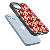 Vintage Cherry Diamond Pattern