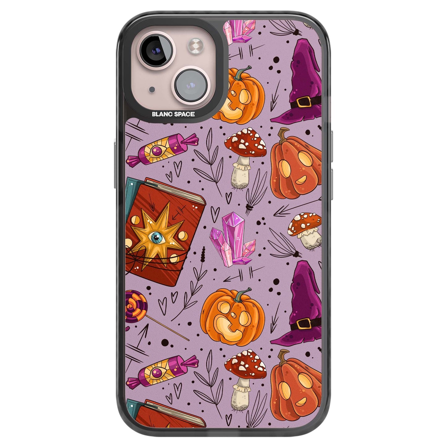 Witchy Cartoon Halloween Pattern
