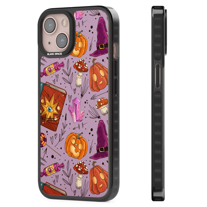 Witchy Cartoon Halloween Pattern