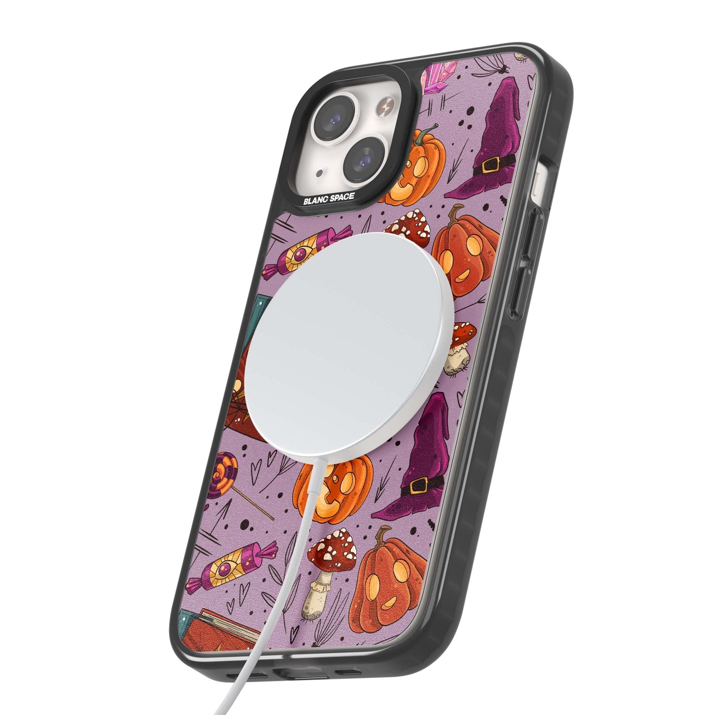 Witchy Cartoon Halloween Pattern