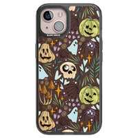 Goblincore Cartoon Halloween Pattern