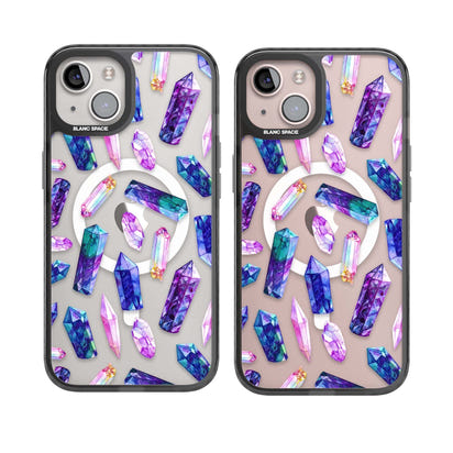 Iridescent Prism Crystals