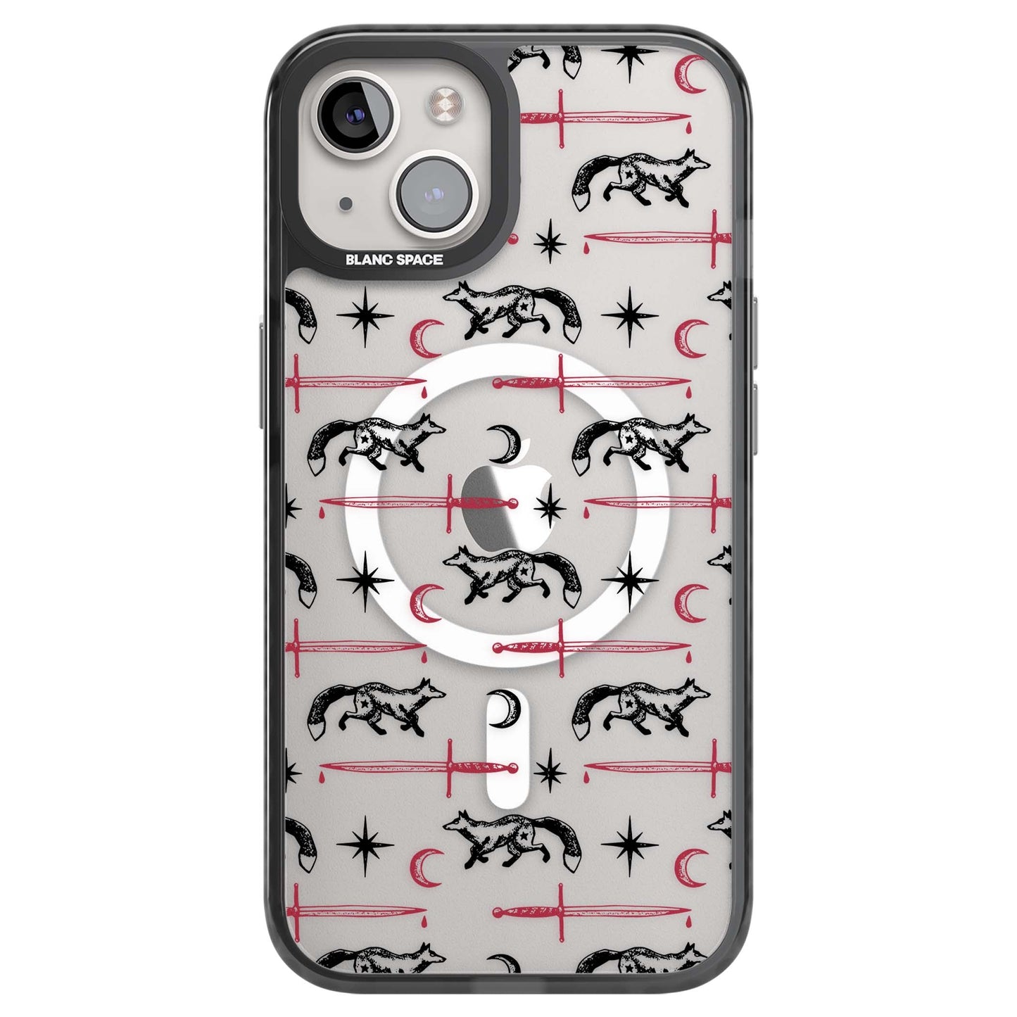 Motif renard et lame