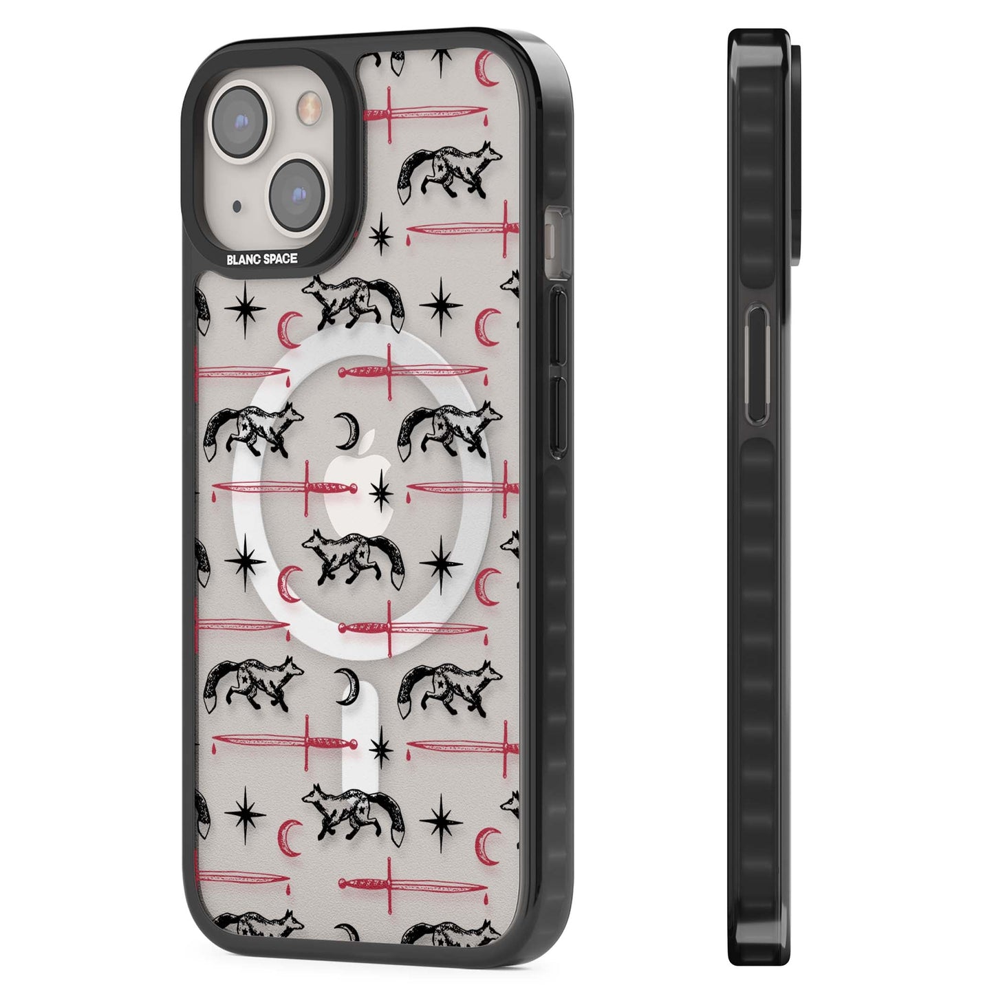 Motif renard et lame