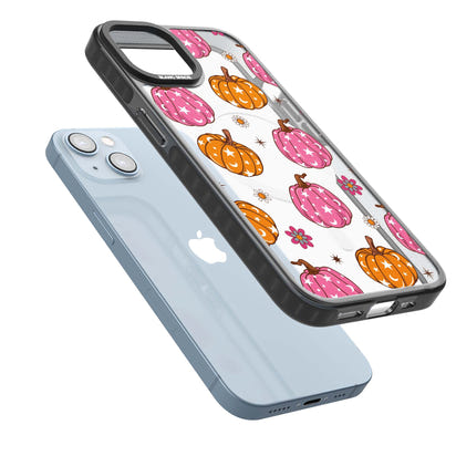 Motif de citrouilles Fleurs et Étoiles