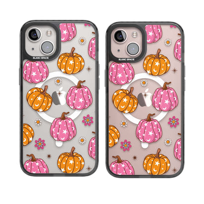 Motif de citrouilles Fleurs et Étoiles