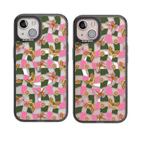 Wavy Butterfly Checked Pattern