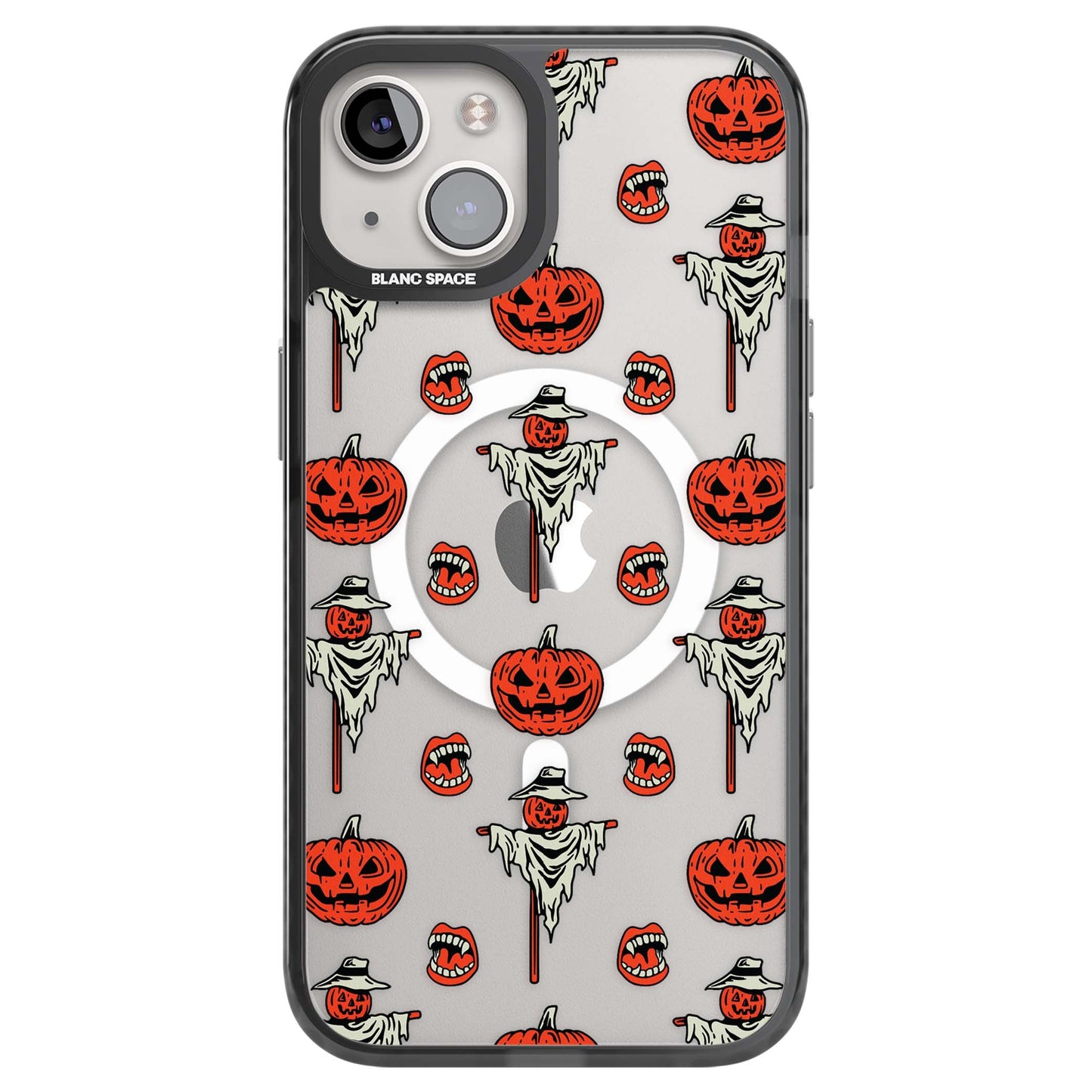 Retro Red Pumpkins & Scarecrows