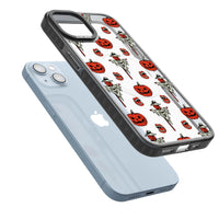 Retro Red Pumpkins & Scarecrows