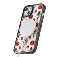 Retro Red Pumpkins & Scarecrows