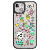 Autocollant introverti