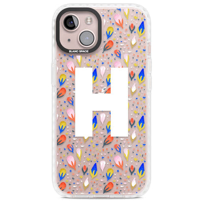 Personalised Abstract Floral Initial