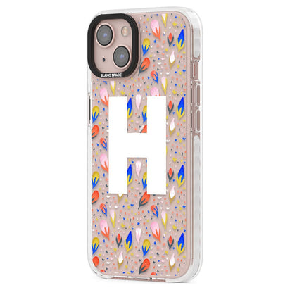 Personalised Abstract Floral Initial