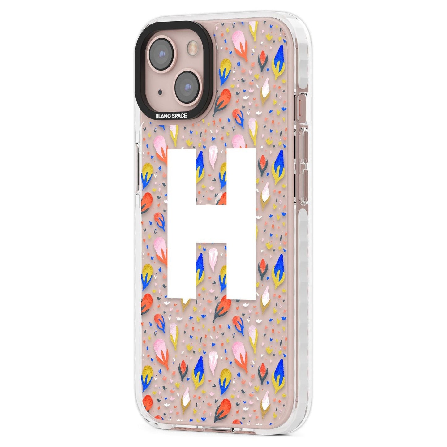 Personalised Abstract Floral Initial