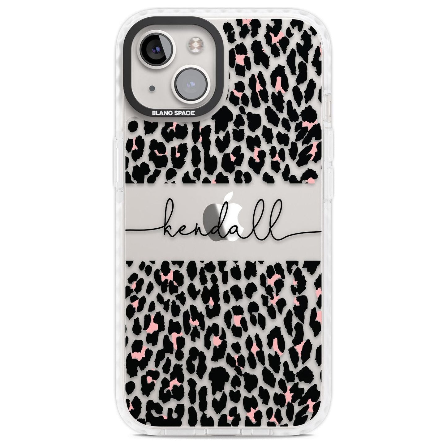 Personalised Cursive Leopard Spots