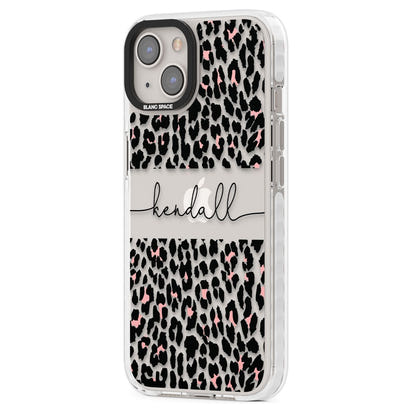 Personalised Cursive Leopard Spots