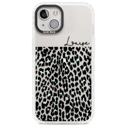 Personalised Seafoam Leopard