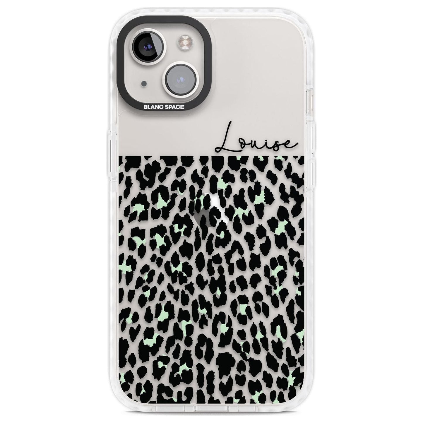 Personalised Seafoam Leopard