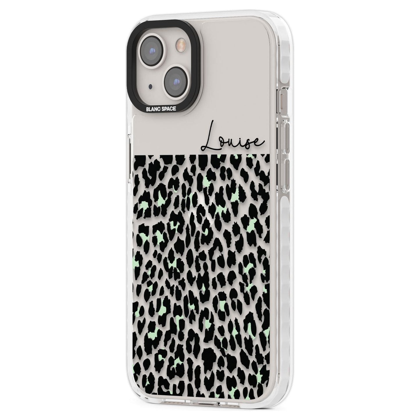 Personalised Seafoam Leopard