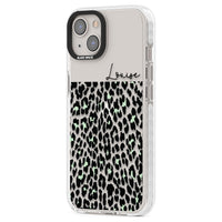Personalised Seafoam Leopard