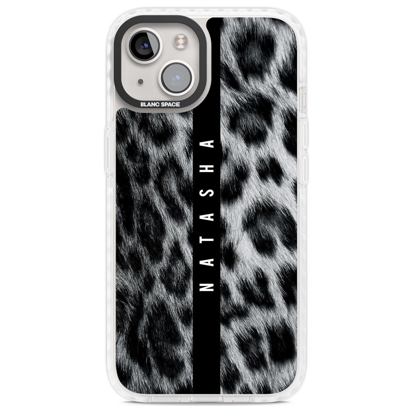 Personalised Snow Leopard Print