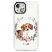Personalised Beagle Floral Portrait