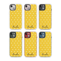 Personalised Yellow Polka Dot