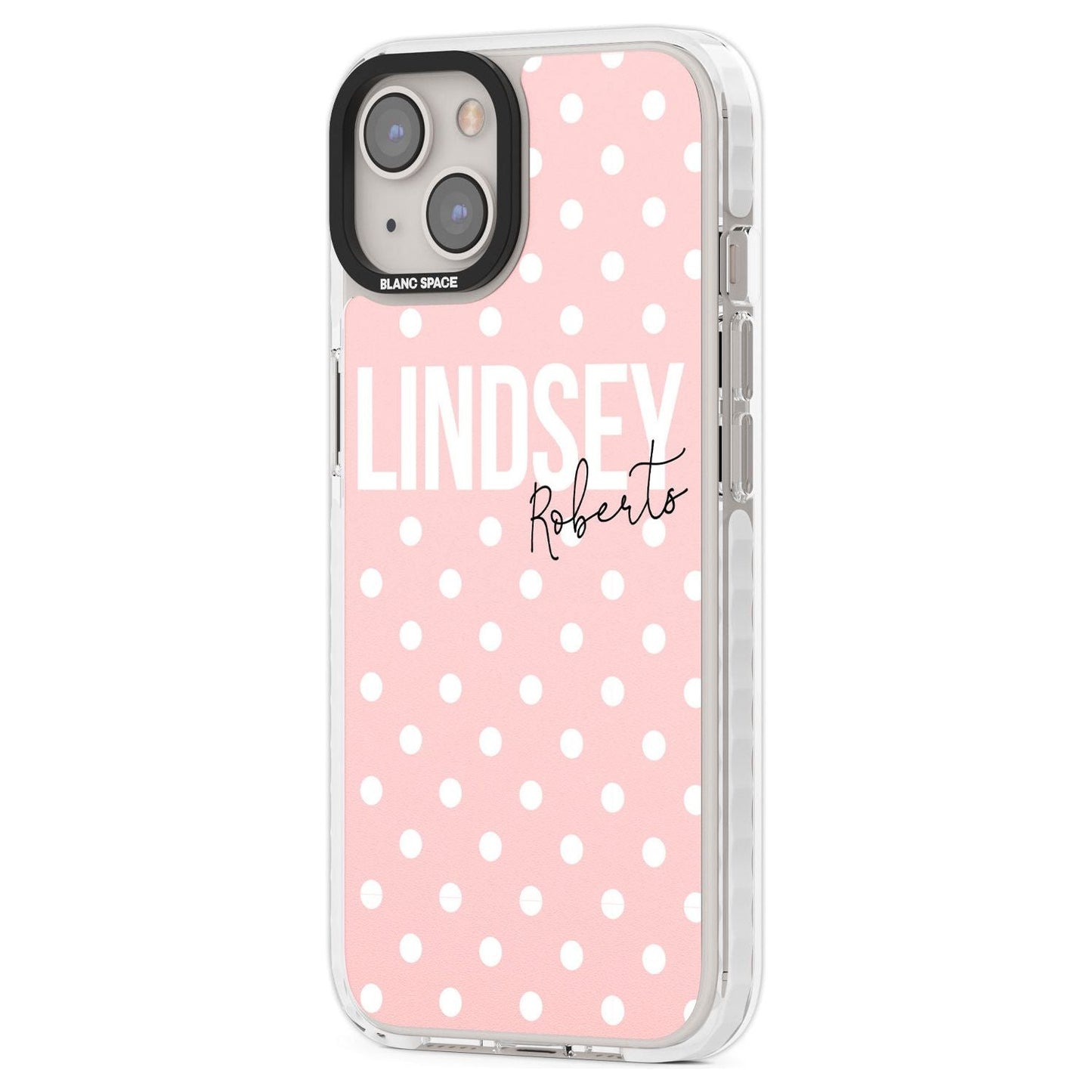 Personalised Pink Polka