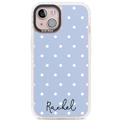 Personalised Simple Light Blue Dots