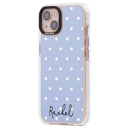 Personalised Simple Light Blue Dots