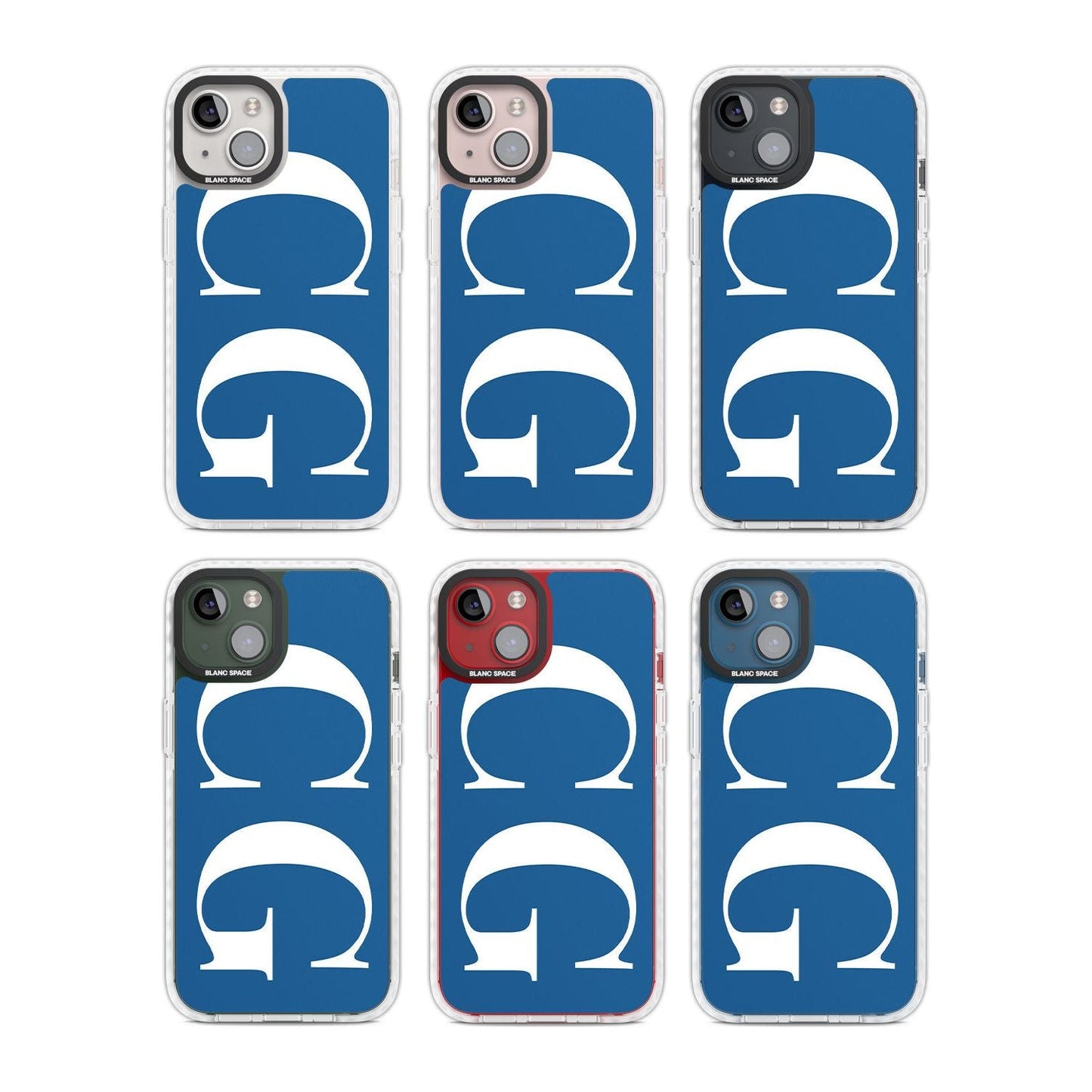 Personalised White & Blue Green Letters