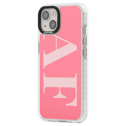 Personalised Light & Dark Pink Green Letters