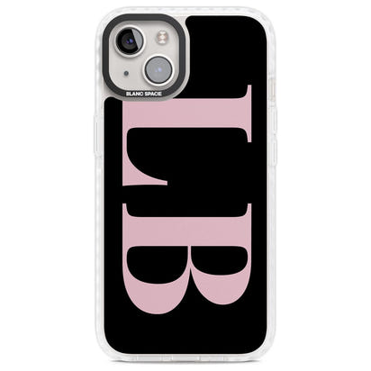 Lettres personnalisées roses et noires vertes