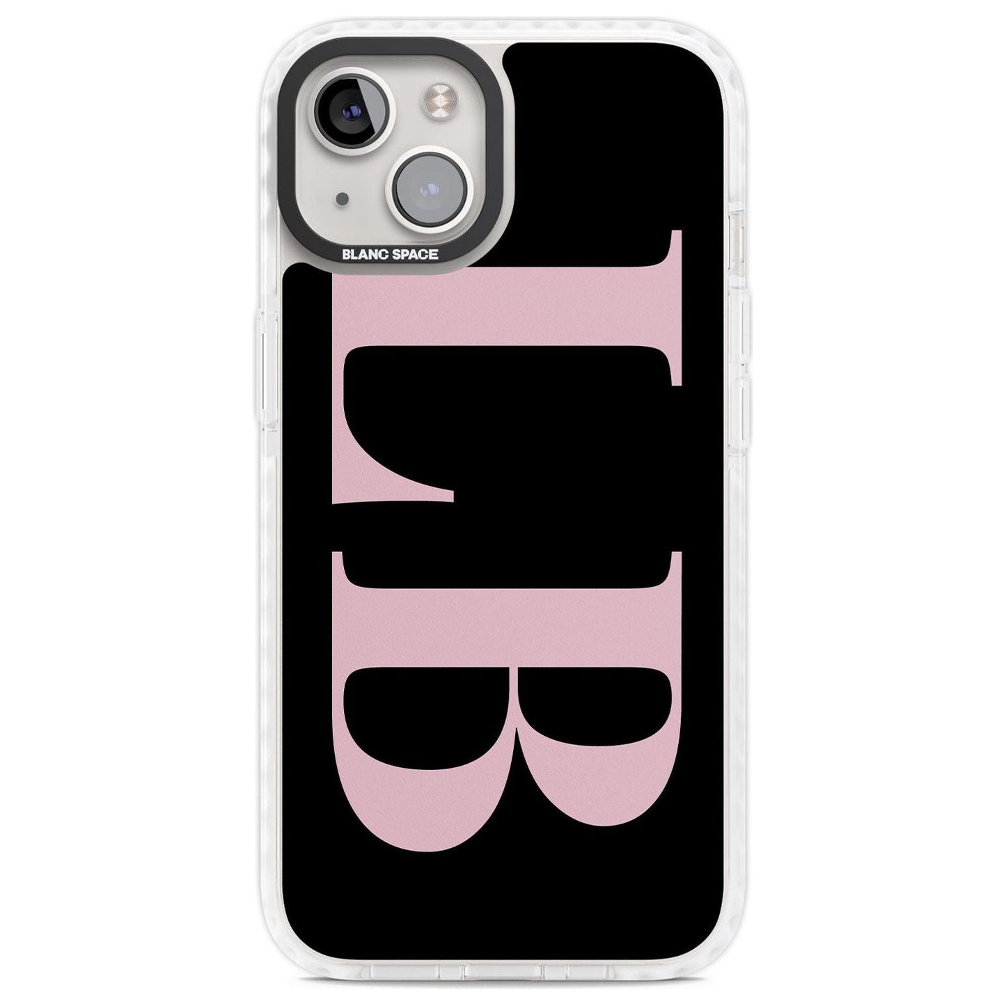 Lettres personnalisées roses et noires vertes