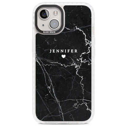 Personalised Black Marble