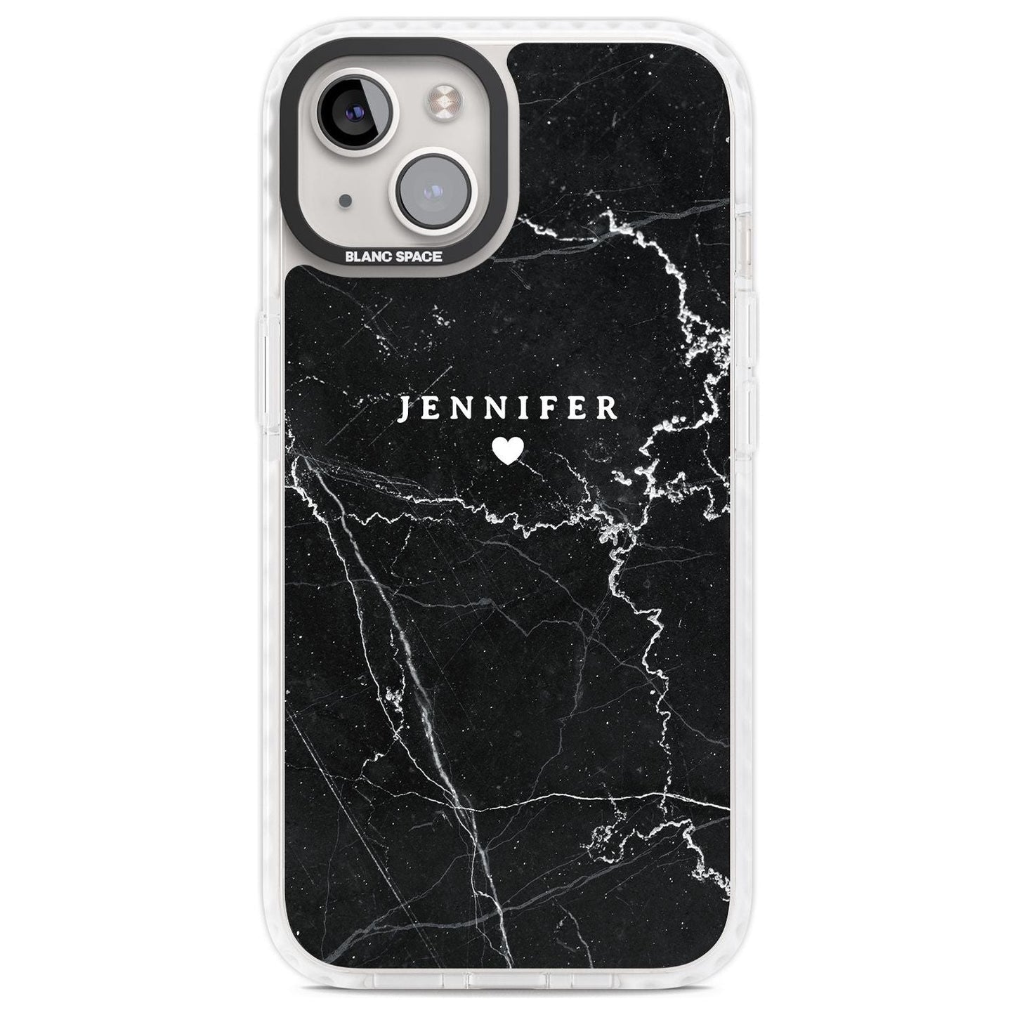 Personalised Black Marble