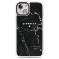 Personalised Black Marble