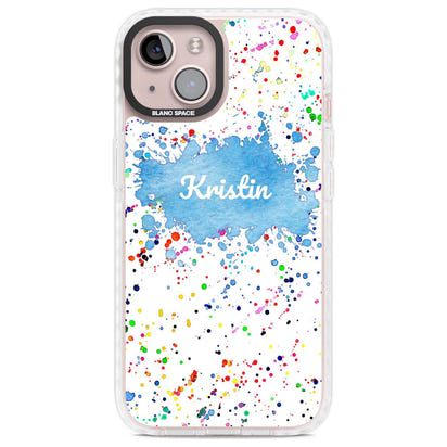 Personalised Rainbow Splatter Name