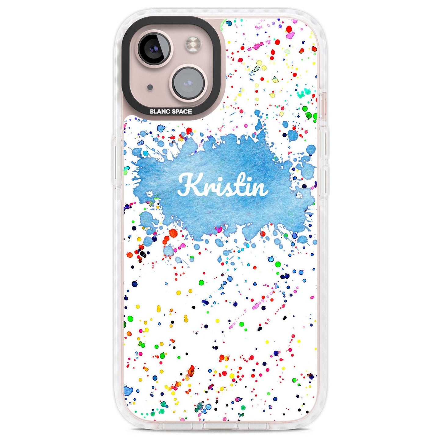 Personalised Rainbow Splatter Name