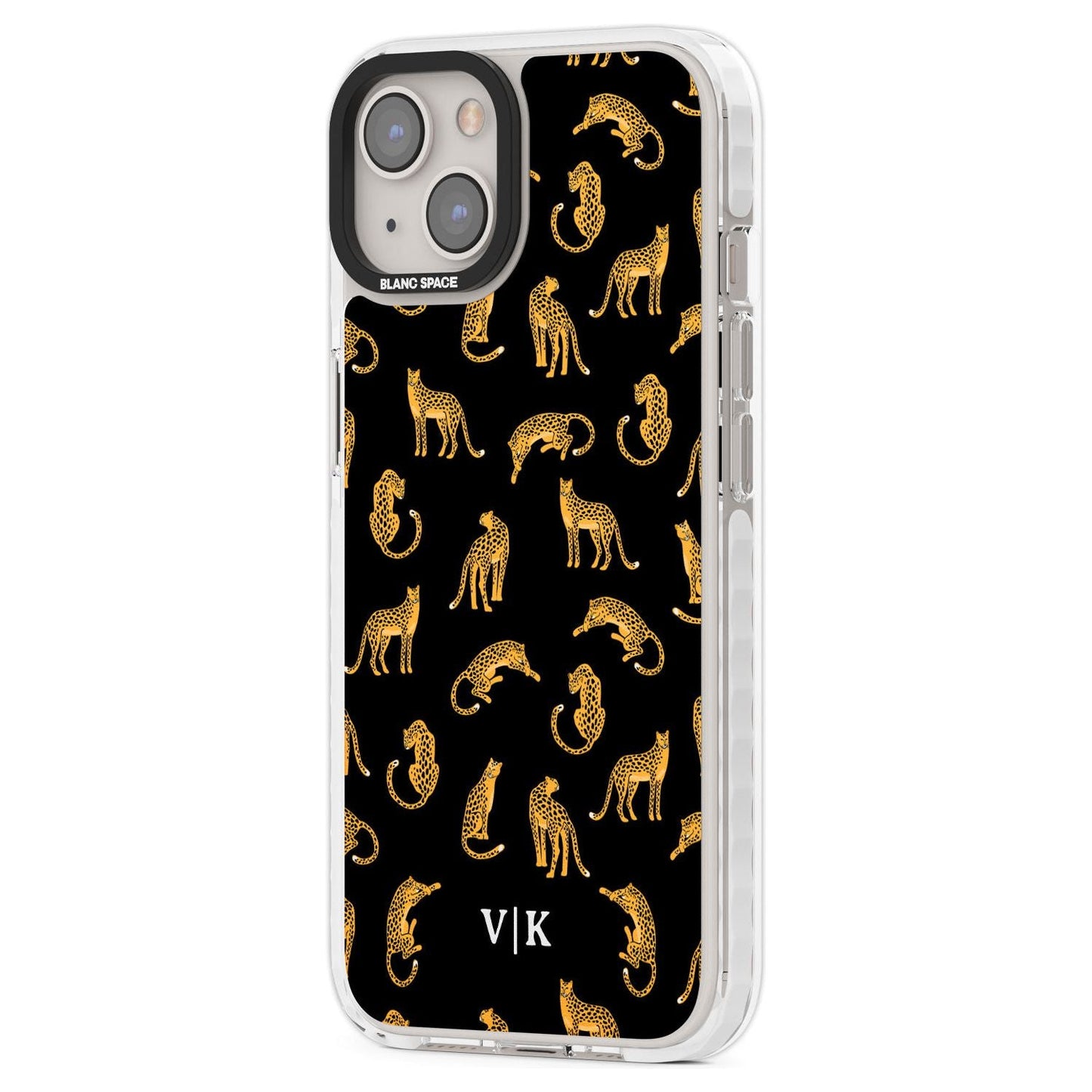 Personalised Gold Cheetah Pattern