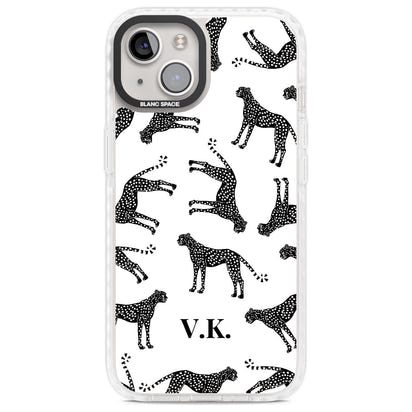 Personalised Black & White Cheetah Pattern