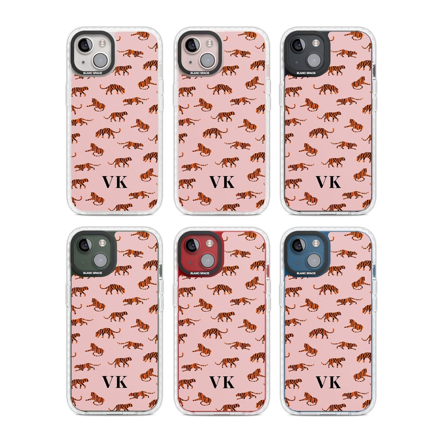 Personalised Pink Safari Tiger Pattern