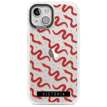 Personalised Red Snake Pattern
