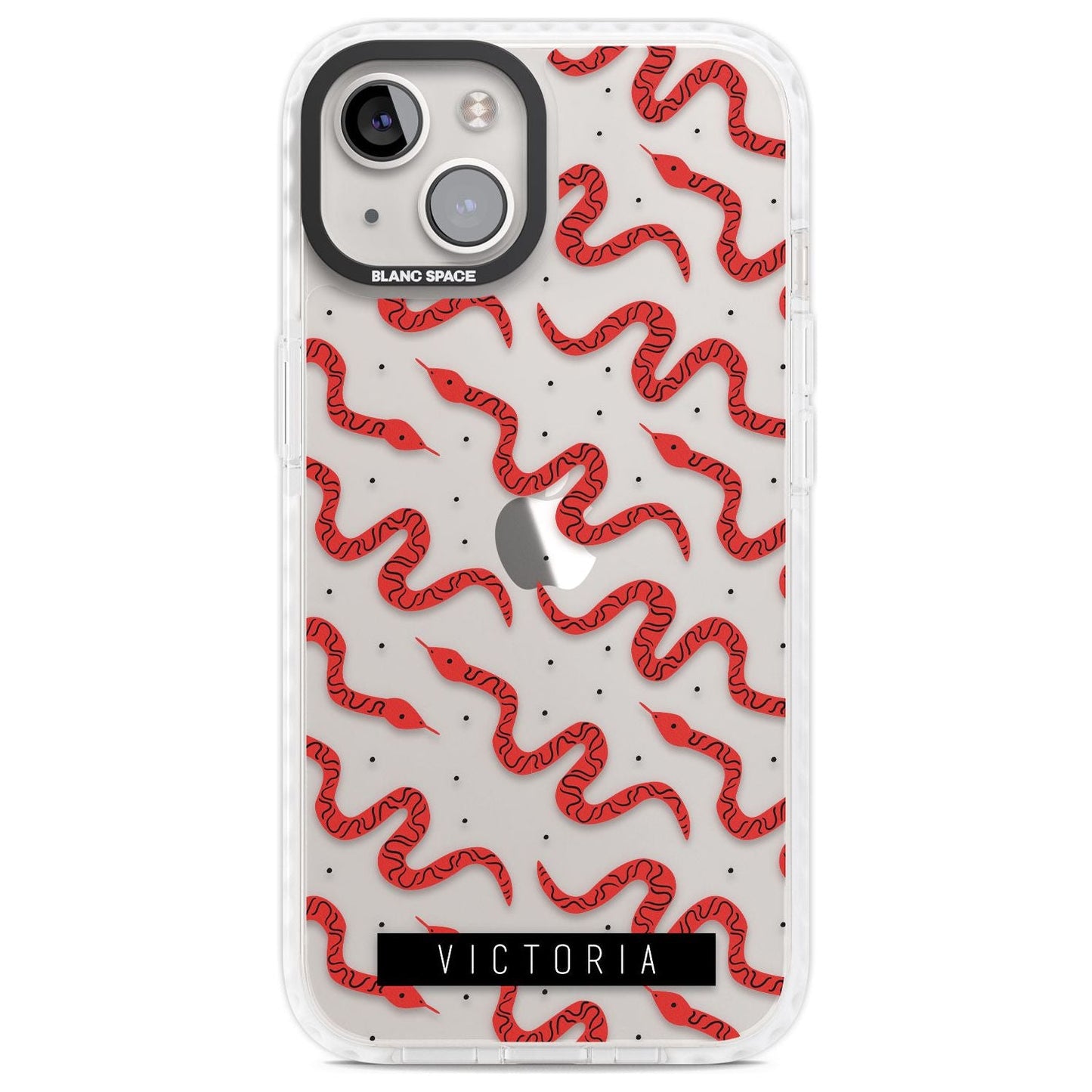 Personalised Red Snake Pattern