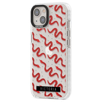 Personalised Red Snake Pattern