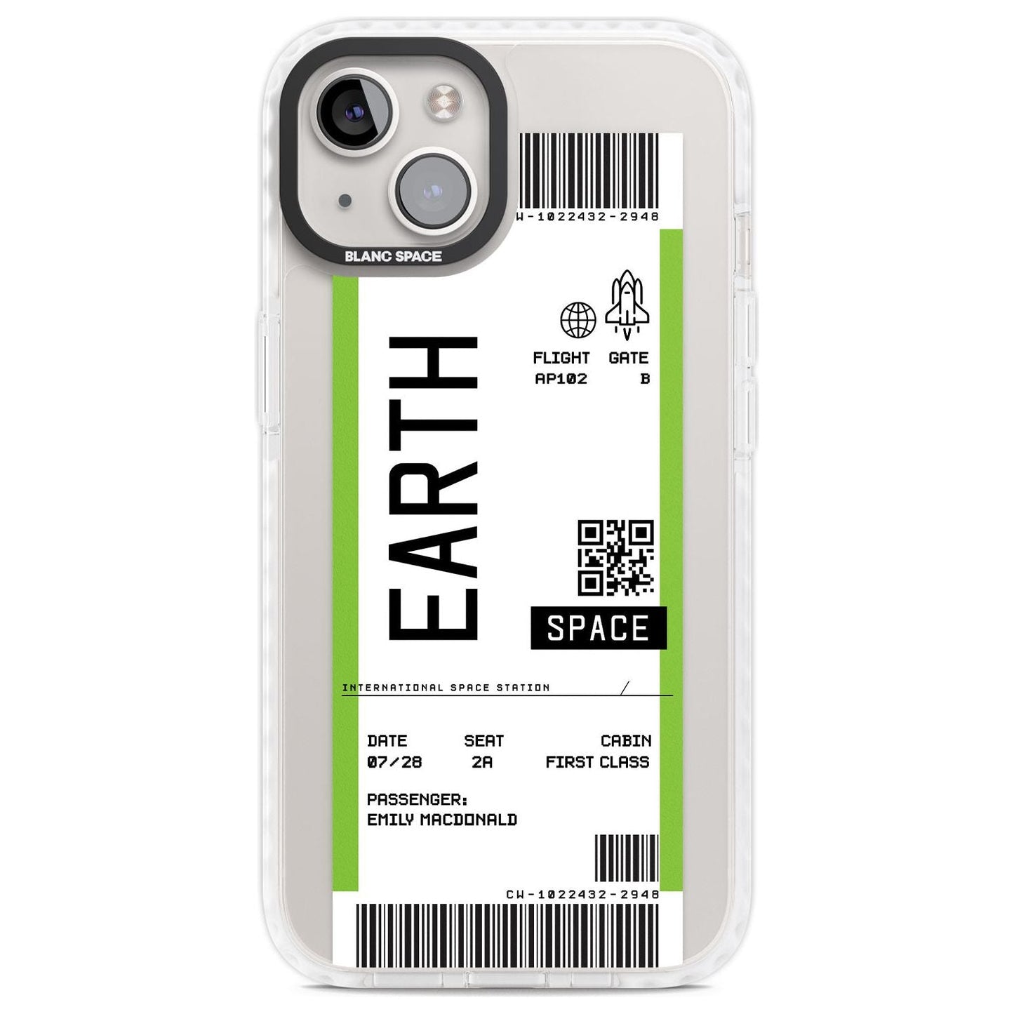 Personalised Earth Travel Ticket