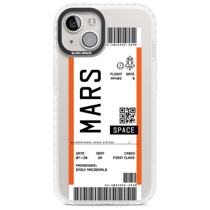 Personalised Mars Travel Ticket