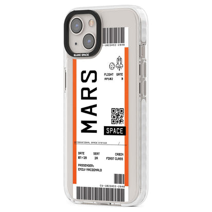 Personalised Mars Travel Ticket