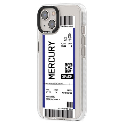 Personalised Mercury Travel Ticket